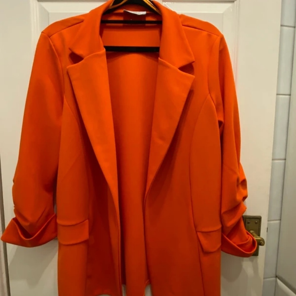 Bold Orange Women's Blazer